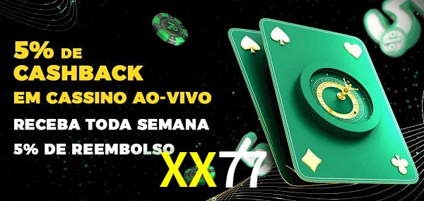 Promoções do cassino ao Vivo XX77